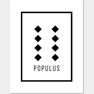 Populus Geomantic Figure Posters and Art